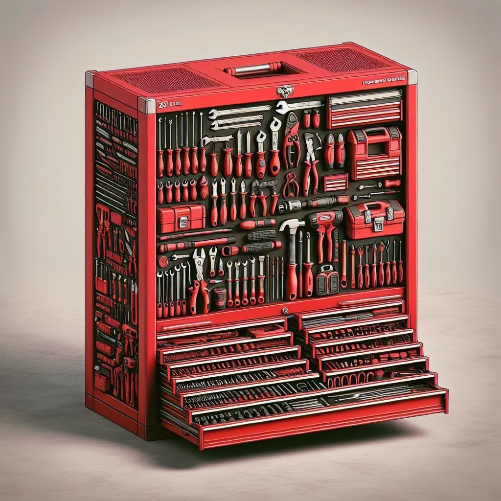 26 PRO Cabinet FOAM Tool Kit 277 Pieces Red Review