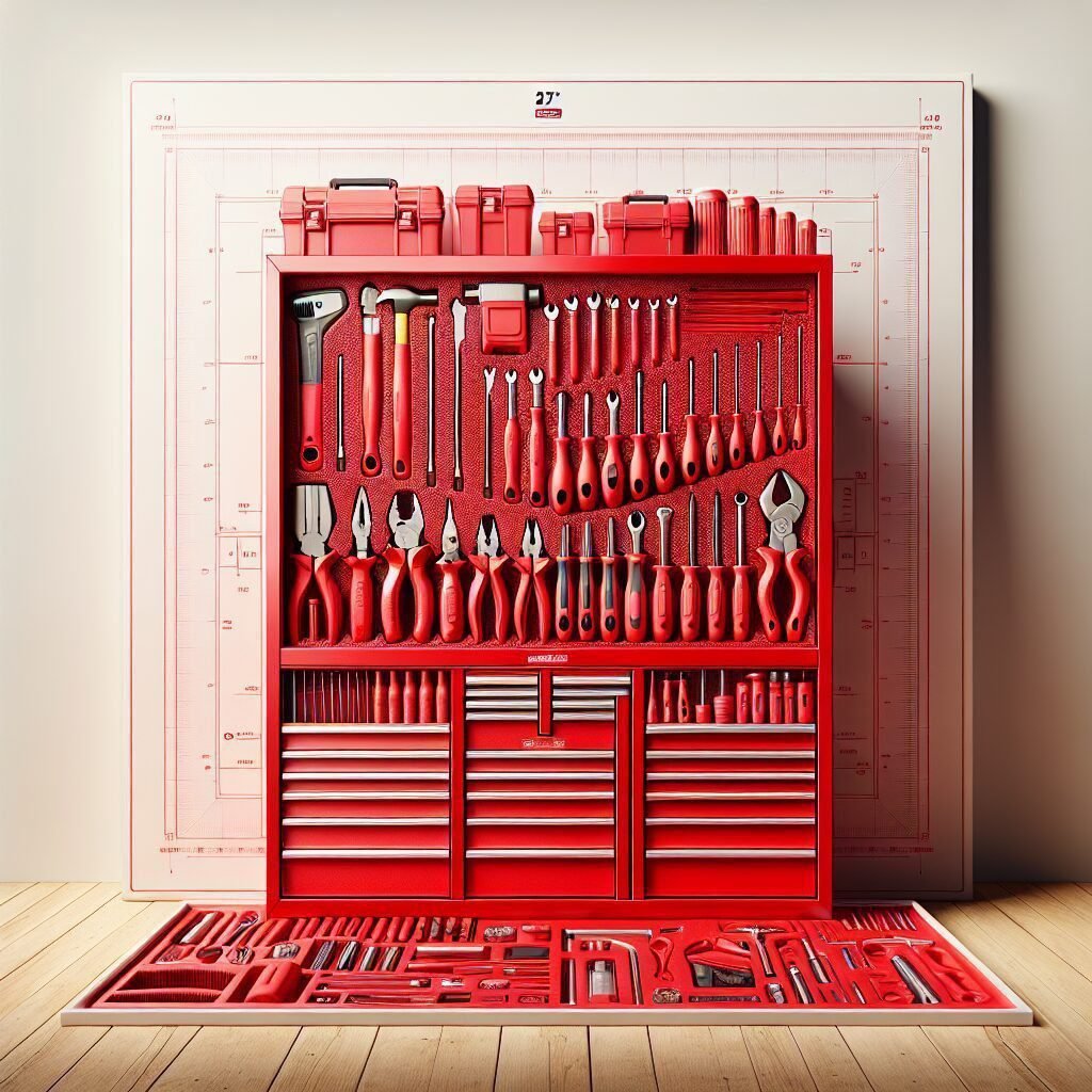 26 PRO Cabinet FOAM Tool Kit 277 Pieces Red Review