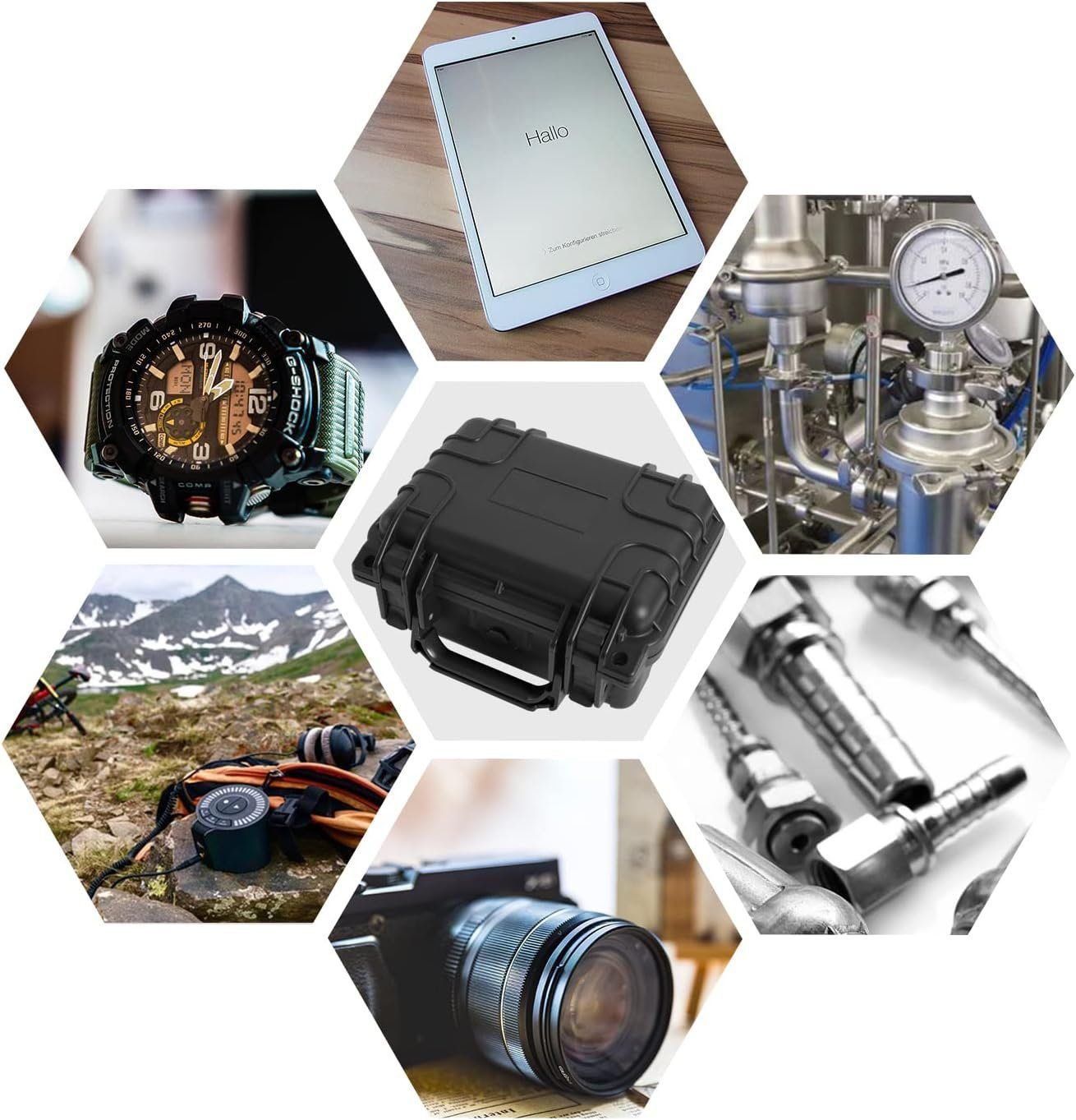 BIG RED AZ500R Torin Double Folding Multi-Function Portable Plastic Storage Tool Box with Removable Sheets, Organizer Tray and Clear Lid - Black/Red BIG RED AZ500R Torin Double Folding Multi-Function Portable Plastic Storage Tool Box with Removable Sheets, Organizer Tray and Clear Lid - Black/Red