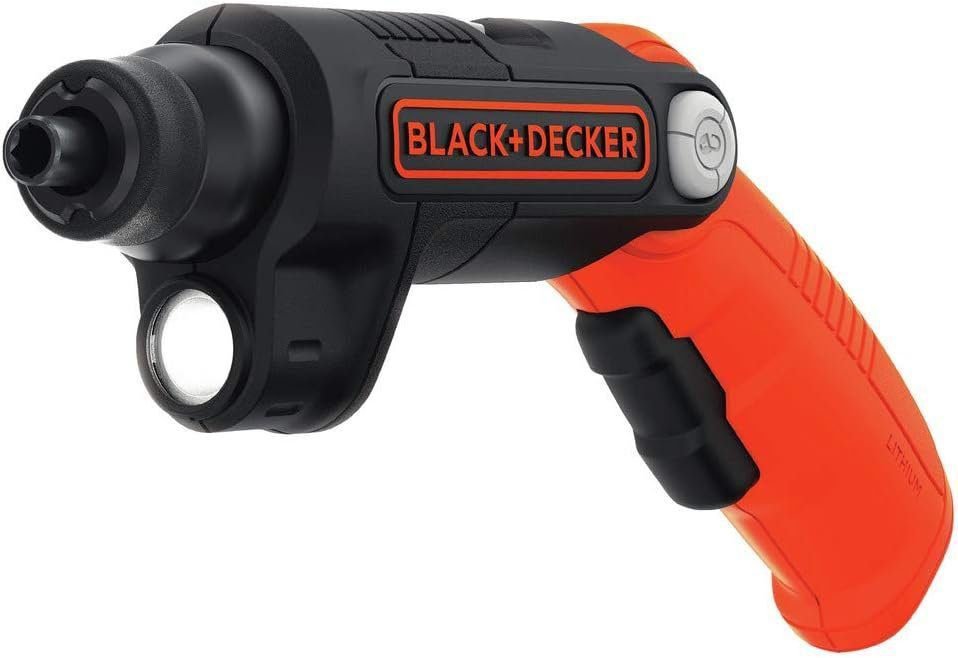 BLACK+DECKER 4V MAX* Cordless Screwdriver with LED Light (BDCSFL20C), Black BLACK+DECKER 4V MAX* Cordless Screwdriver with LED Light (BDCSFL20C), Black