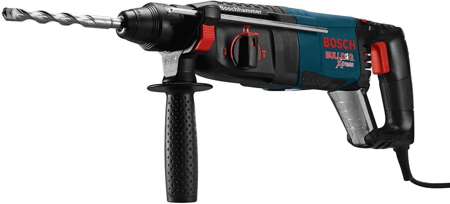 Bosch 11255VSR-RT BULLDOG Xtreme 1-Inch SDS-plus D-Handle Variable-speed Rotary Hammer (Renewed)