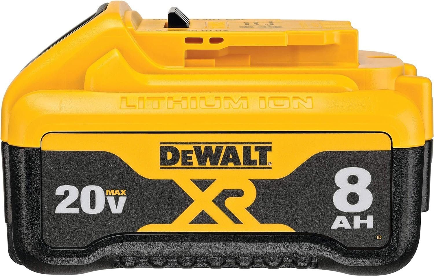 DEWALT 20V MAX Battery, Lithium Ion, 2 Ah and 4 Ah, 4-Pack, Fuel Gauge LED Charge Indicators (DCB324-4)