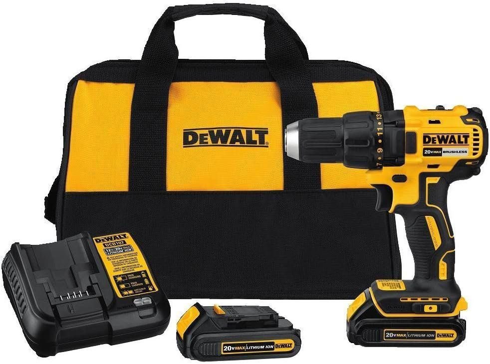 DEWALT 20V MAX Cordless Drill Driver, 1/2 Inch, 2 Speed, XR 2.0 Ah Battery and Charger Included (DCD777D1) DEWALT 20V MAX Cordless Drill Driver, 1/2 Inch, 2 Speed, XR 2.0 Ah Battery and Charger Included (DCD777D1)