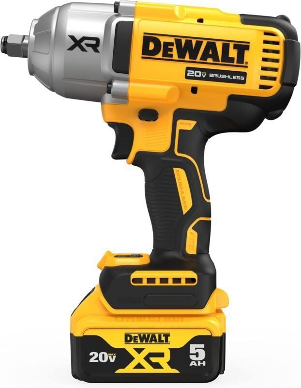 DEWALT 20V MAX Cordless Impact Wrench Kit, 1/2 Hog Ring With 4-Mode Speed, Includes Battery, Charger and Bag (DCF900P1) DEWALT 20V MAX Cordless Impact Wrench Kit, 1/2 Hog Ring With 4-Mode Speed, Includes Battery, Charger and Bag (DCF900P1)