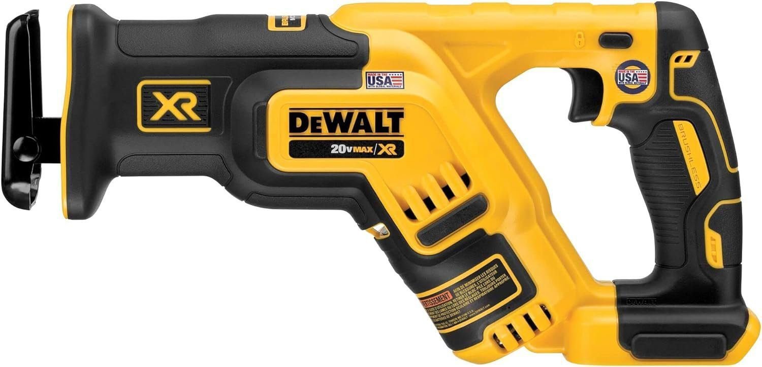 DEWALT 20V MAX* XR Reciprocating Saw, Compact, Tool Only (DCS367B), Black DEWALT 20V MAX* XR Reciprocating Saw, Compact, Tool Only (DCS367B), Black