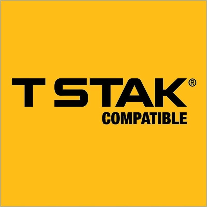 DEWALT TSTAK II Tool Box, 13 Inch, Flat Top, Holds Up To 66 lbs, Flexible Platforms for Stacking (DWST17807)