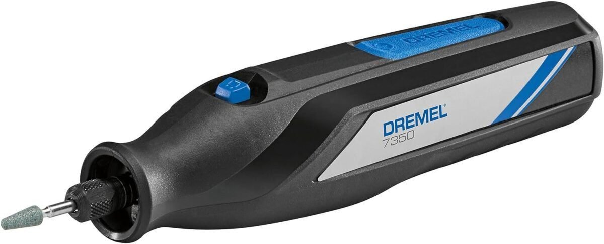 Dremel 7350-5 Cordless Rotary Tool Kit, Includes 4V Li-ion Battery and 5 Rotary Tool Accessories - Ideal for Light DIY Projects and Precision Work