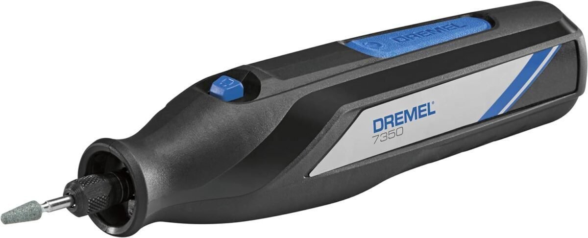 Dremel 7350-5 Cordless Rotary Tool Kit, Includes 4V Li-ion Battery and 5 Rotary Tool Accessories - Ideal for Light DIY Projects and Precision Work
