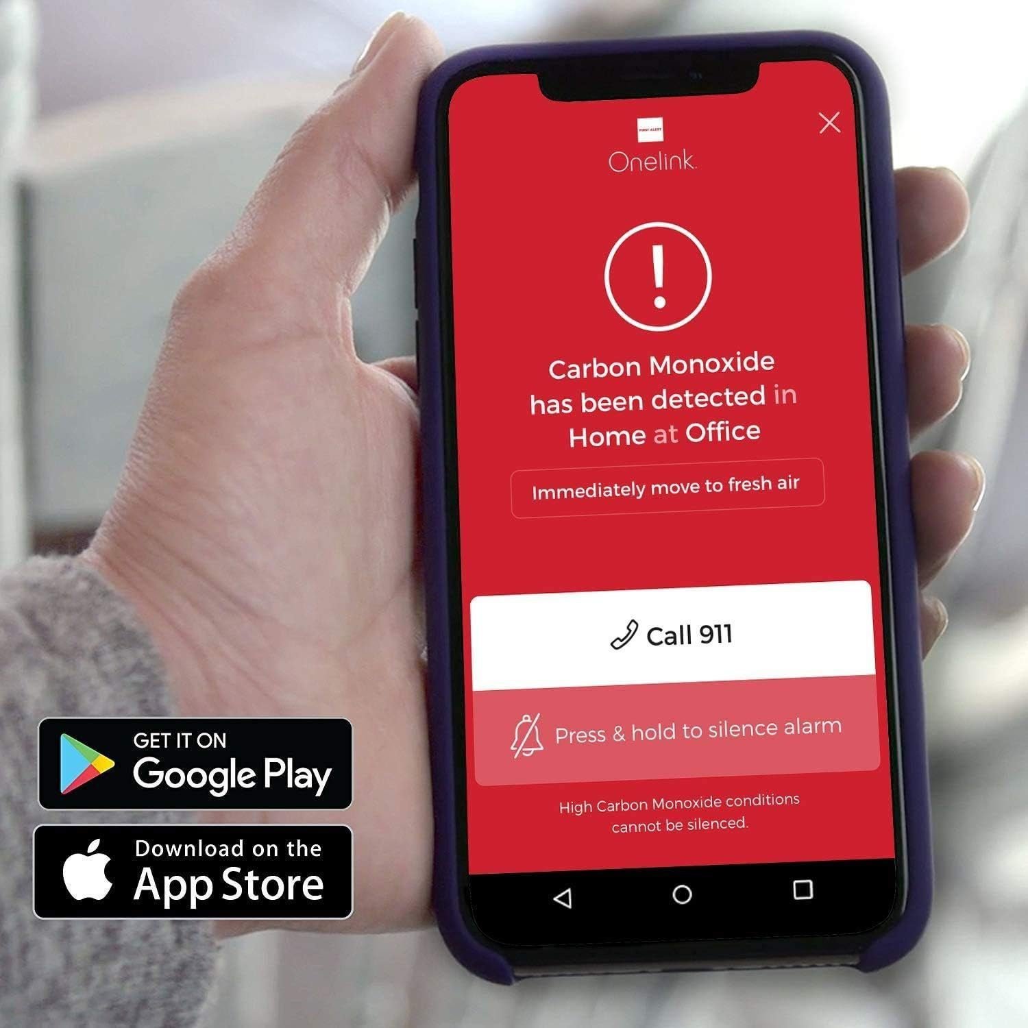 First Alert Onelink Safe Sound - Battery Powered Smart Hardwired Smoke + Carbon Monoxide Alarm and Premium Home Speaker with Amazon Alexa First Alert Onelink Safe Sound - Battery Powered Smart Hardwired Smoke + Carbon Monoxide Alarm and Premium Home Speaker with Amazon Alexa