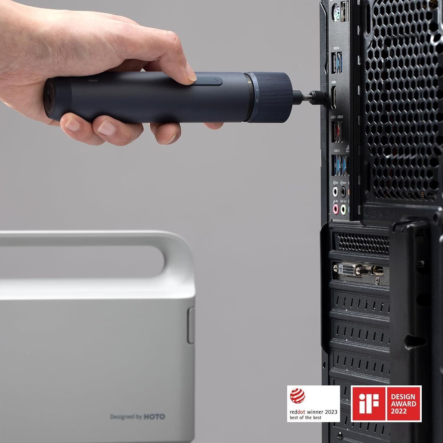 HOTO Electric Screwdriver Tool Set, High-end Tool Kit, Outstanding Appearance, Compact  Portable, Minimalism Design, Hidden Buckle, Safe  Practical, High-end Tools Kit for Home Repairs/Daily Use HOTO Electric Screwdriver Tool Set, High-end Tool Kit, Outstanding Appearance, Compact  Portable, Minimalism Design, Hidden Buckle, Safe  Practical, High-end Tools Kit for Home Repairs/Daily Use