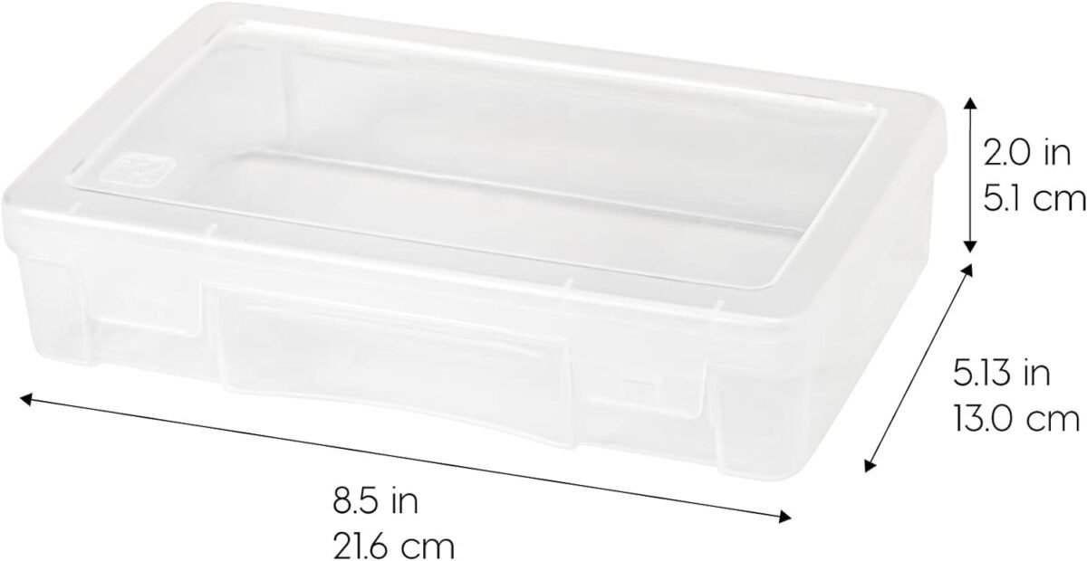 IRIS USA 10Pack Medium Plastic Storage Containers with Latching Lid for Pencil Box, Lego, Crayon IRIS USA 10Pack Medium Plastic Storage Containers with Latching Lid for Pencil Box, Lego, Crayon