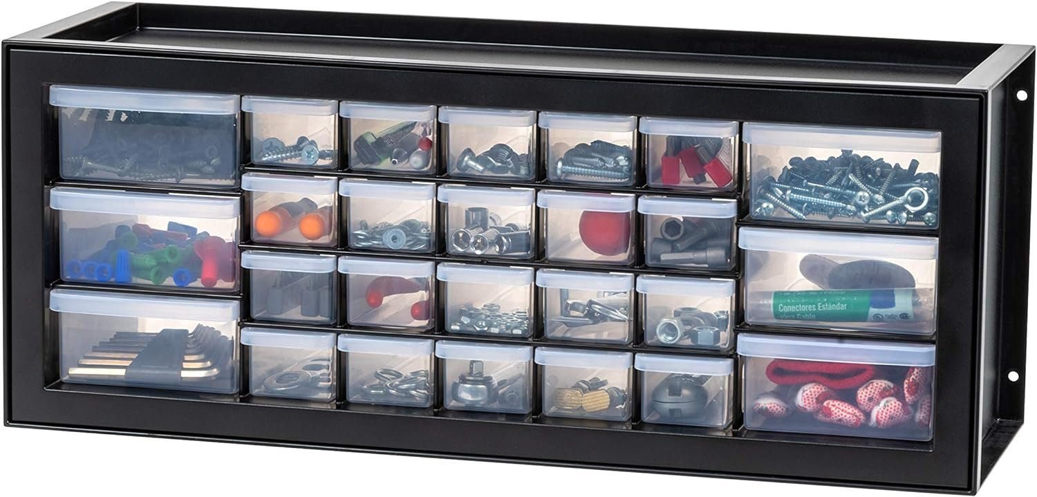 IRIS USA 44 Drawer Parts and Hardware Cabinet, Black