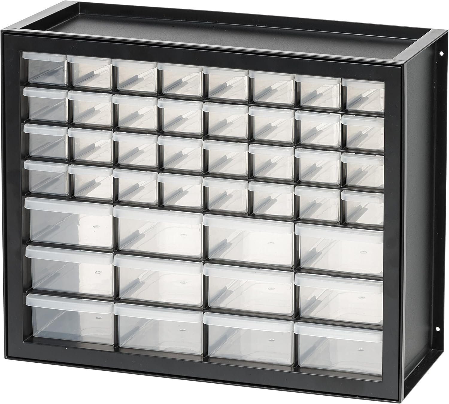 IRIS USA 44 Drawer Parts and Hardware Cabinet, Black