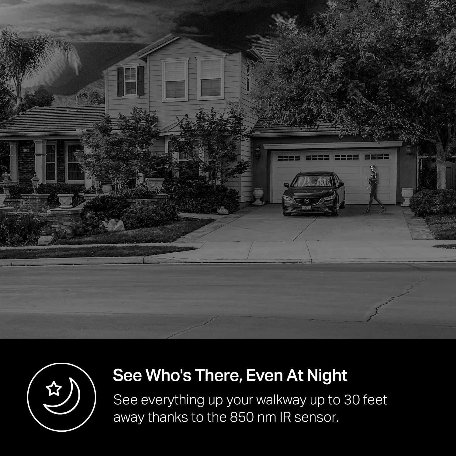 Kasa Smart Video Doorbell Camera Hardwired w/ Chime, 2K Resolution, Always-on Power, Night Vision, 2-Way Audio, Real-Time Notification, Cloud  SD Card Storage, Works w/ Alexa  Google Home (KD110)