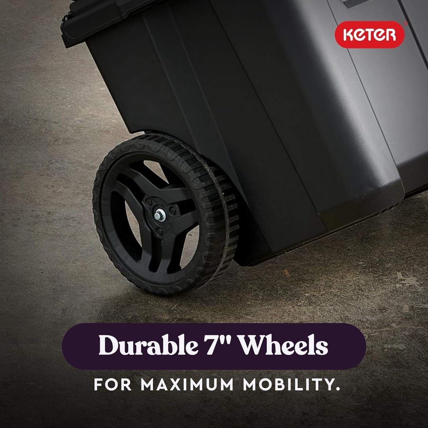 Keter Stack-n-Roll Mobile Tool Storage and Organization, 3 Piece Resin Modular Toolbox System Keter Stack-n-Roll Mobile Tool Storage and Organization, 3 Piece Resin Modular Toolbox System