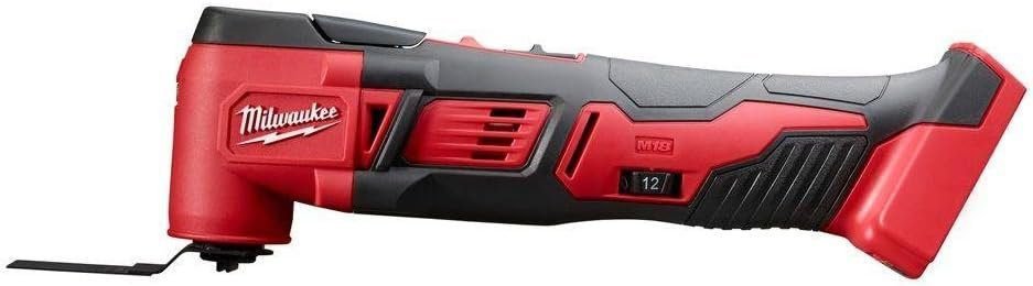 Milwaukee 2626-20 M18 18V Lithium Ion Cordless 18,000 OPM Orbiting Multi Tool with Woodcutting Blades and Sanding Pad with Sheets Included (Battery Not Included, Power Tool Only) Milwaukee 2626-20 M18 18V Lithium Ion Cordless 18,000 OPM Orbiting Multi Tool with Woodcutting Blades and Sanding Pad with Sheets Included (Battery Not Included, Power Tool Only)
