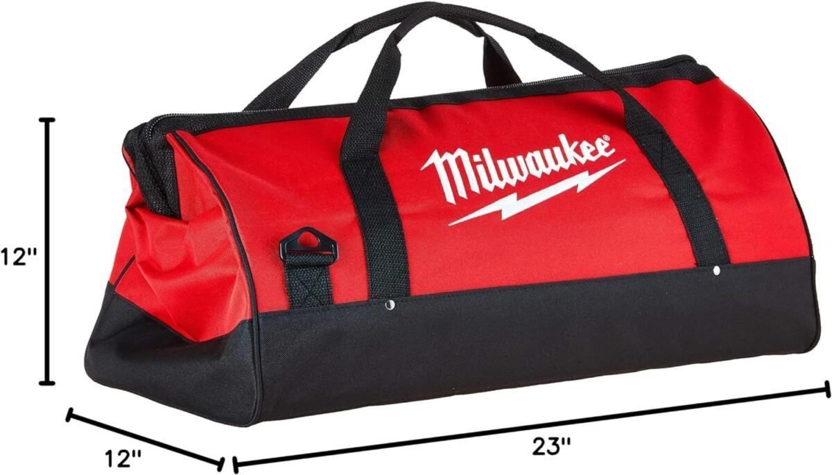 Milwaukee 902033036 23x12x12 Canvas Tool Bag W/Strap