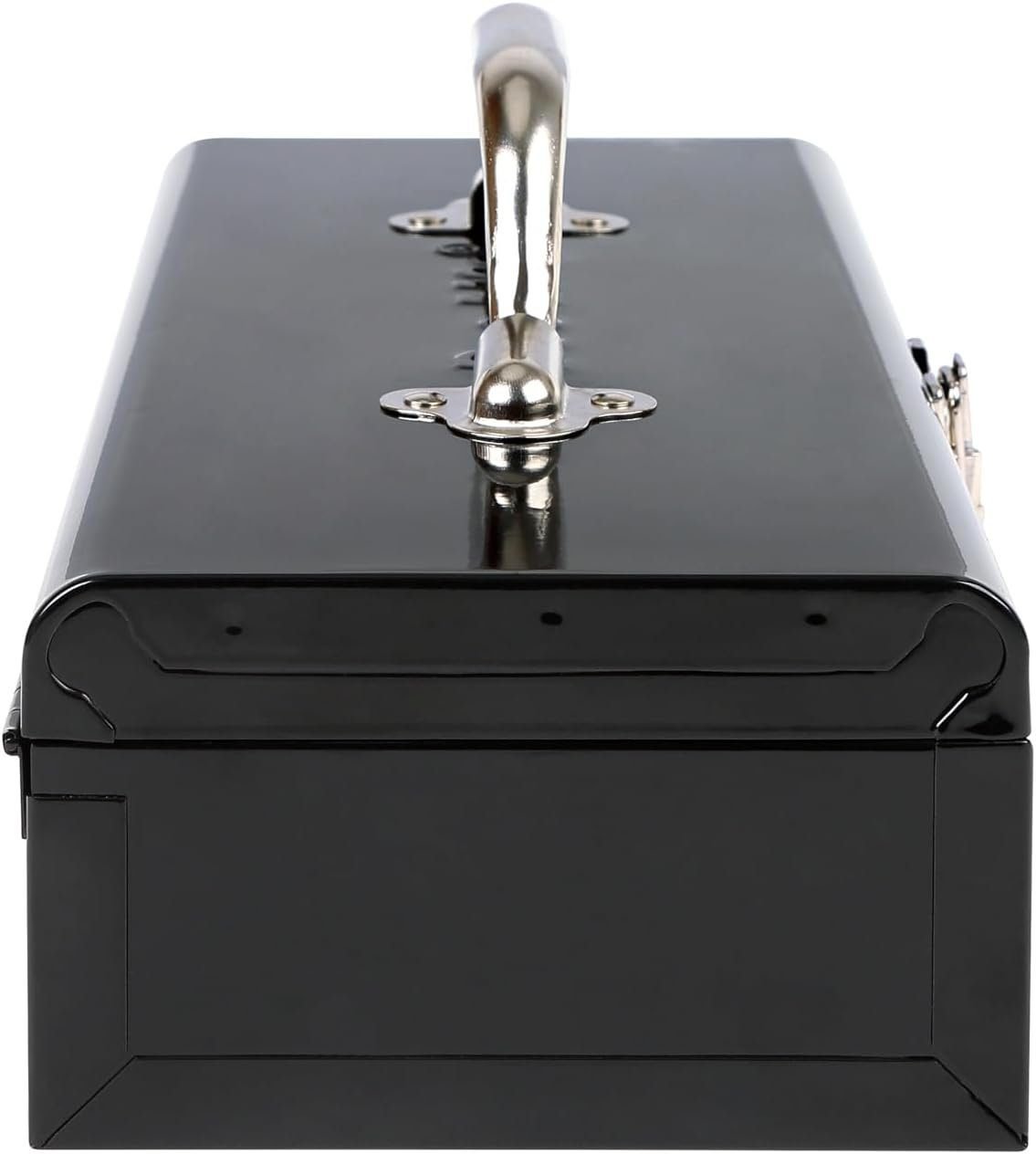 Pro-Lift Steel Tool Box – 14-inch Metal Toolbox Portable with Handle – Heavy Duty Metal Latch Closure Small Carry Storage Box Tools Organizer Pro-Lift Steel Tool Box – 14-inch Metal Toolbox Portable with Handle – Heavy Duty Metal Latch Closure Small Carry Storage Box Tools Organizer