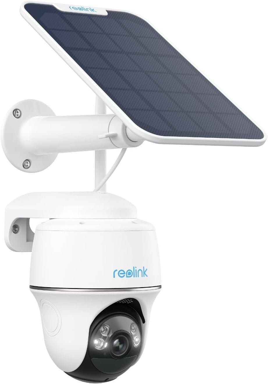 REOLINK Security Camera Wireless Outdoor, Pan Tilt Solar Powered with 5MP Night Vision, 2.4/5 GHz Wi-Fi, 2-Way Talk, Works with Alexa/Google Assistant for Home Surveillance, Argus PT + Solar Panel
