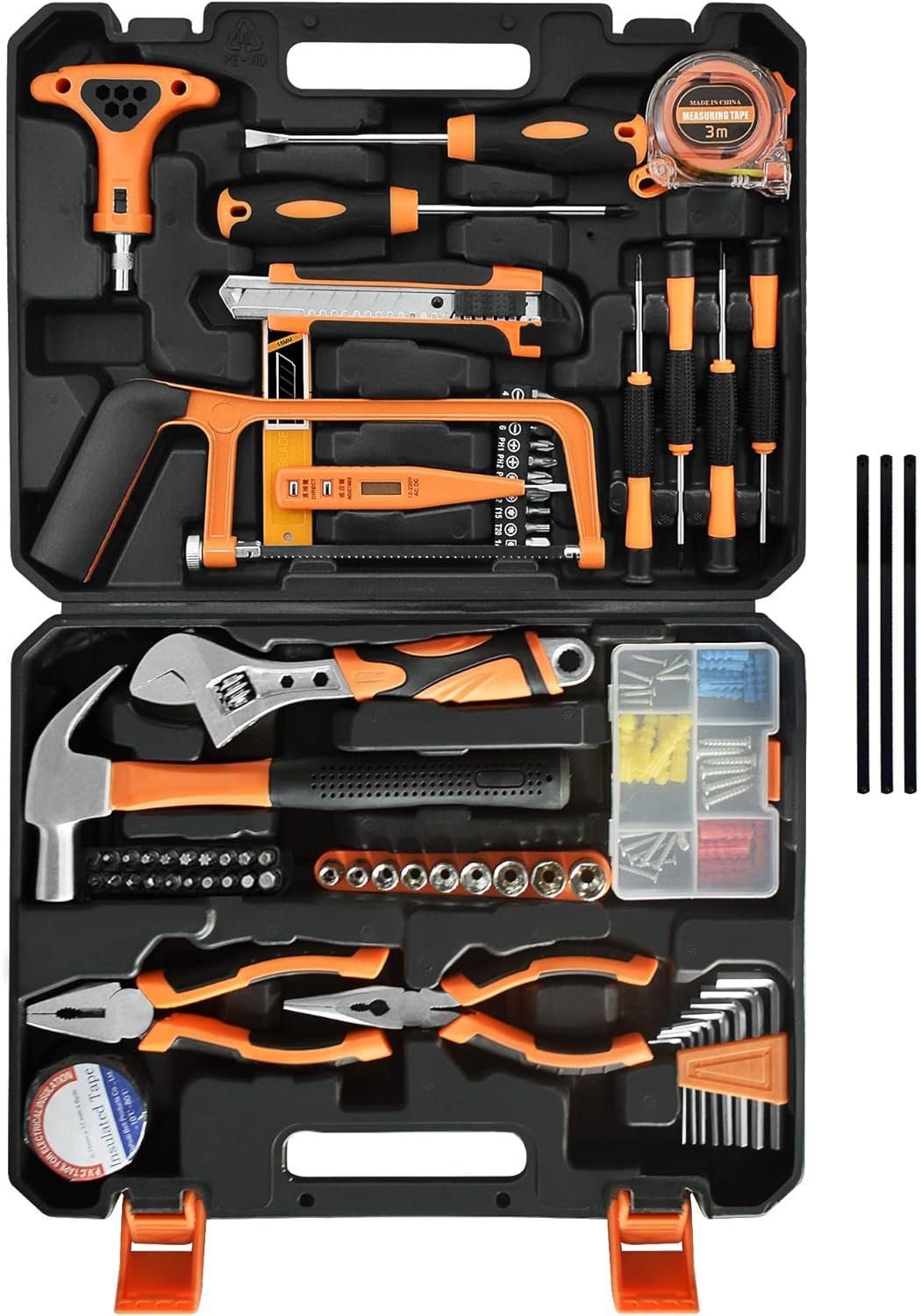 SOLUDE 182-Piece Home Repair Tool Set,Basic Tool Kit for Men Women Homeowner Starter,Household Tool Set for First Apartment,Home Maintenance  DIY Project