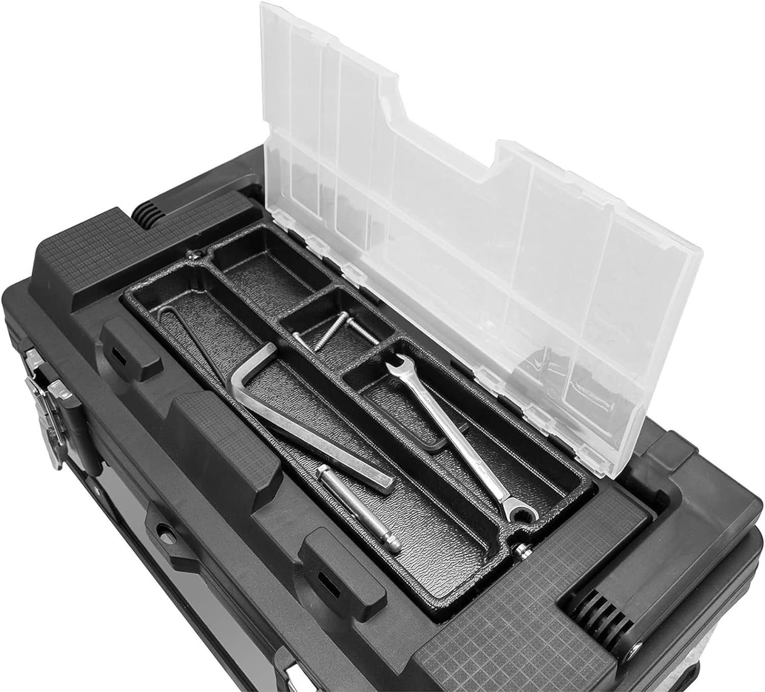 TCE TAM5519U Torin Portable Tool/Garage Storage Box: Ergonomically Designed for Garage, Home, Office, Warehouse, Gym, School - Black TCE TAM5519U Torin Portable Tool/Garage Storage Box: Ergonomically Designed for Garage, Home, Office, Warehouse, Gym, School - Black