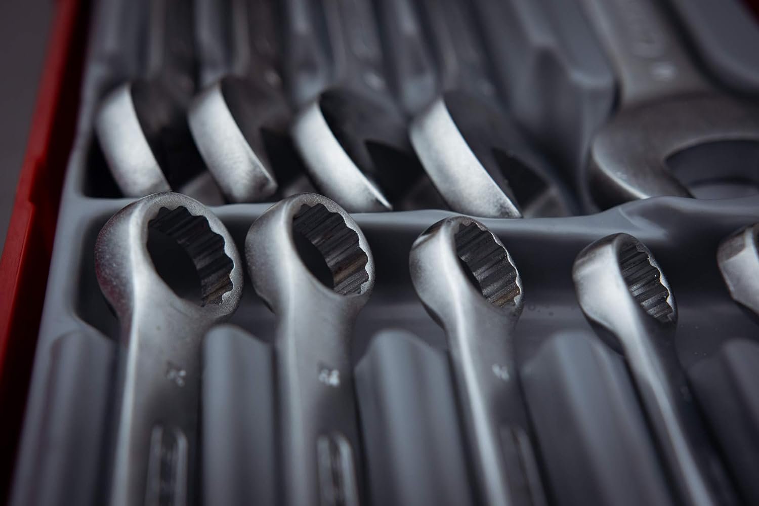 Teng Tools 10 Piece Metric Stubby Combination Wrench Set 10mm - 19mm - TT6010M, Silver