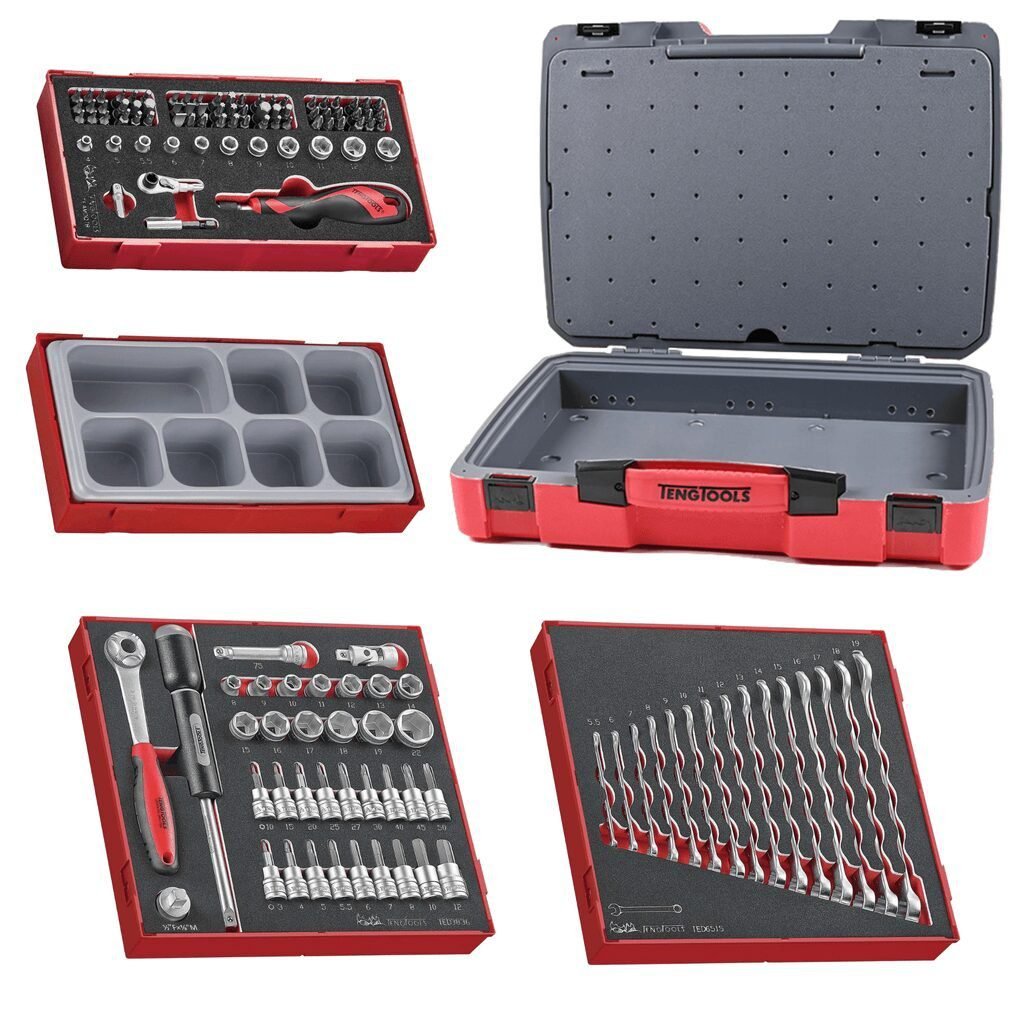 Teng Tools 129 Piece 3/8 Inch Drive Socket, Wrench, and Bit Kit with Foam Organization System Review
