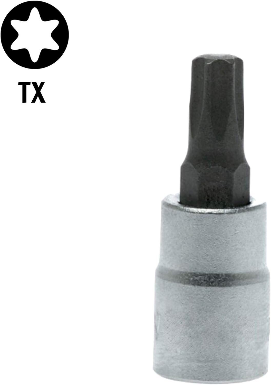 Teng Tools 12MM 1/4 Inch Drive 6 Point Metric Shallow Chrome Vanadium Socket | Mechanic Tool | Hand Tool - M140512-C