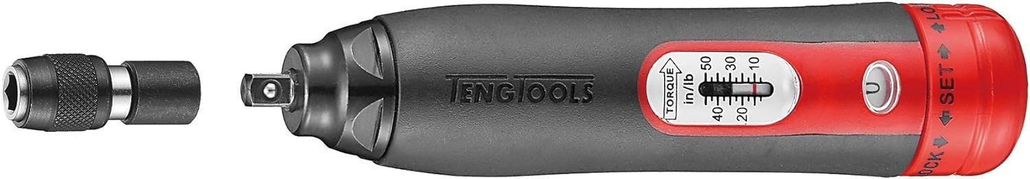 Teng Tools 1/4 Inch Drive Certified Torque Screwdriver 10-50in-lb - 1492USD, Silver