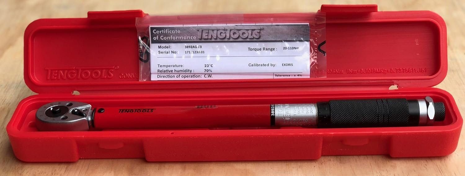 Teng Tools 3/8 Drive Torque Wrench 15-80ft-lb - TEN-O-3892UAGE3 Teng Tools 3/8 Drive Torque Wrench 15-80ft-lb - TEN-O-3892UAGE3