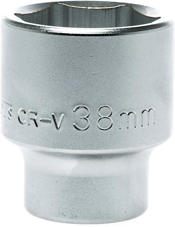 Teng Tools 38MM 3/4 Inch Drive 6 Point Metric Shallow Chrome Vanadium Socket | Mechanic Tool | Hand Tool - M3405386-C Teng Tools 38MM 3/4 Inch Drive 6 Point Metric Shallow Chrome Vanadium Socket | Mechanic Tool | Hand Tool - M3405386-C