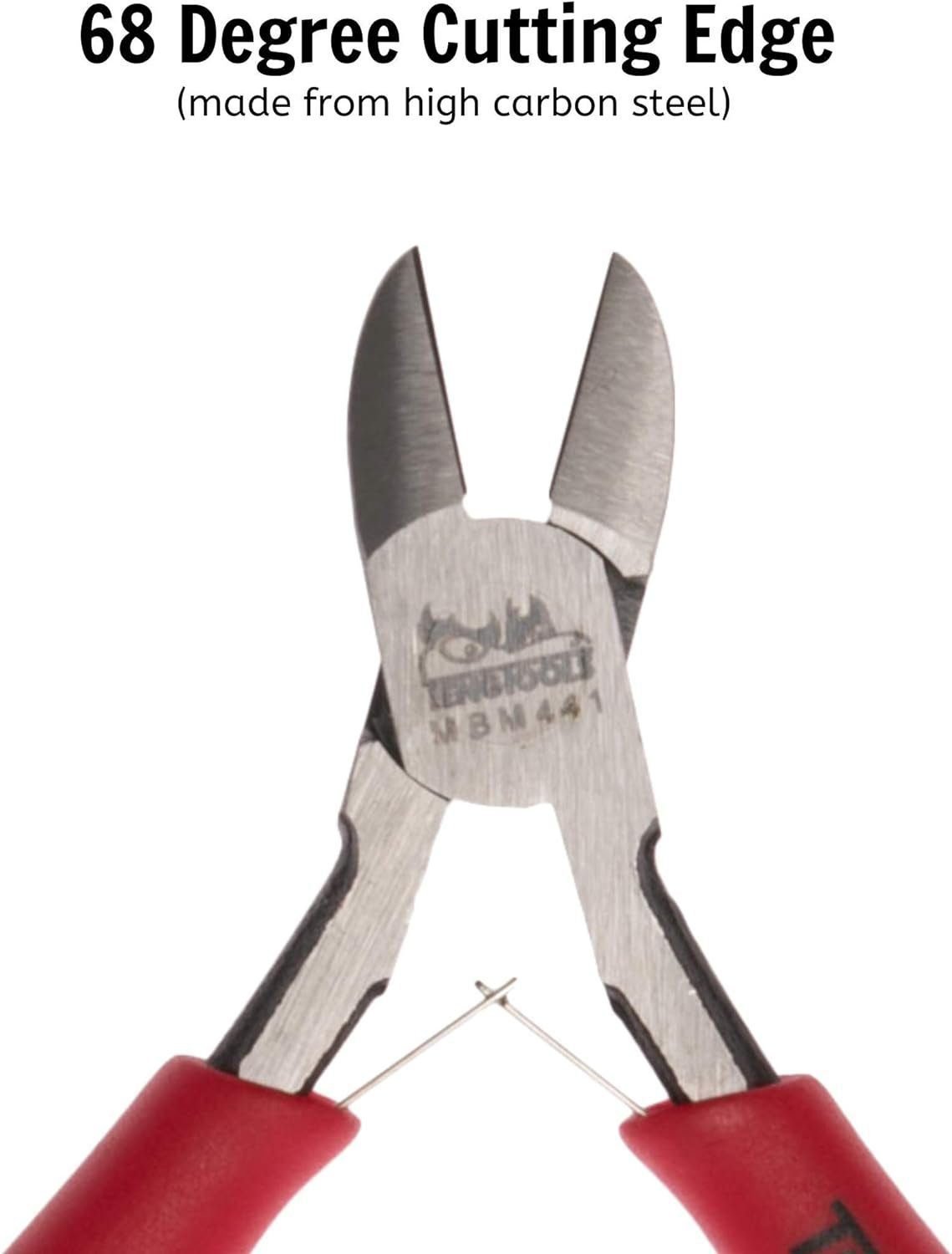 Teng Tools 5 Inch Mini Side Cutter Diagonal Wire Cutting Pliers/Repair Tool - MBM441