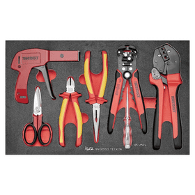 Teng Tools 52 Piece 1000 Volt Insulated Torque Screwdriver, Open Ended Wrench  Electrician Portable EVA Foam Tool Kit Review