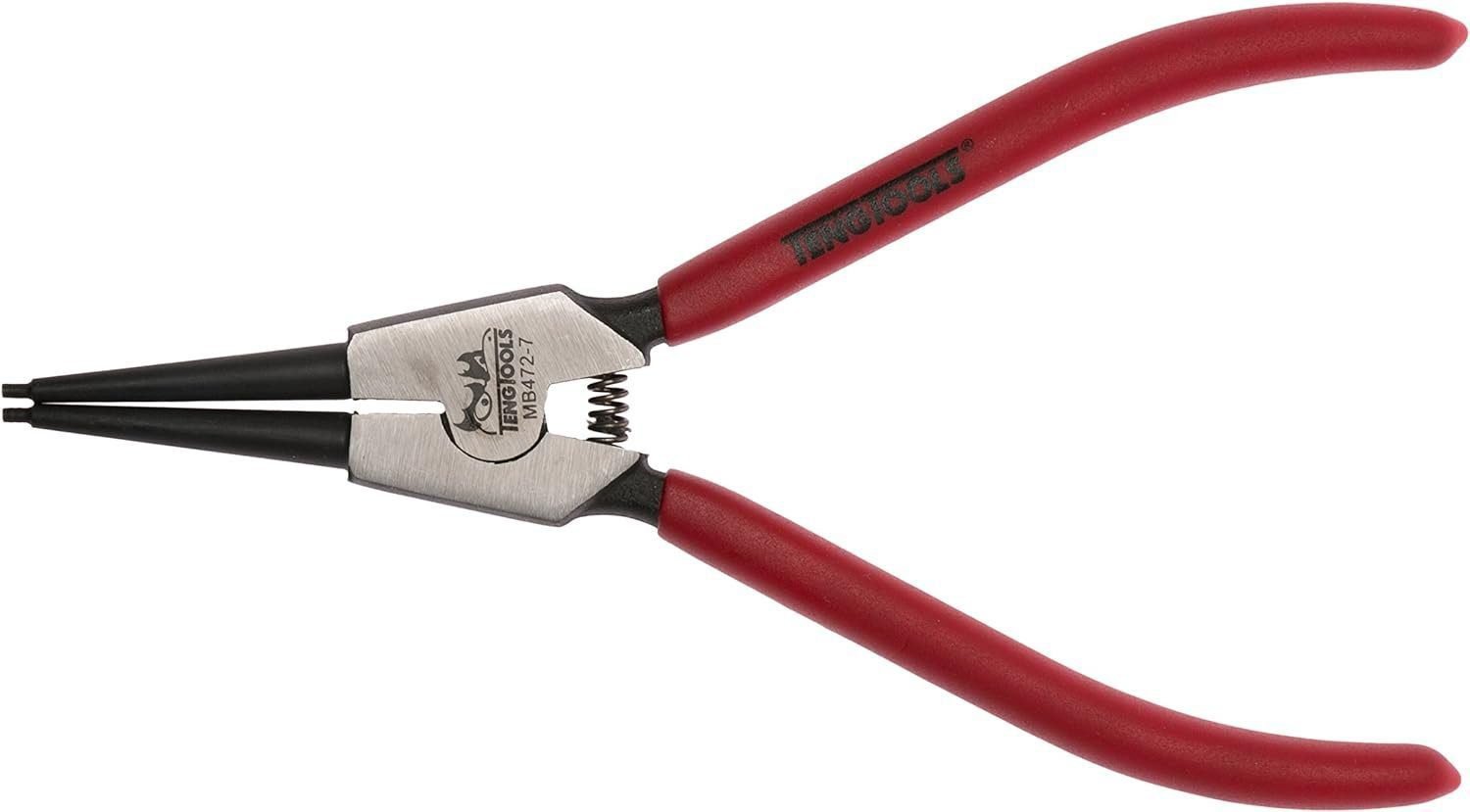 Teng Tools 7 Inch Vinyl Grip Straight/Outer Type Snap Ring/Circlip Pliers - MB472-7 Teng Tools 7 Inch Vinyl Grip Straight/Outer Type Snap Ring/Circlip Pliers - MB472-7