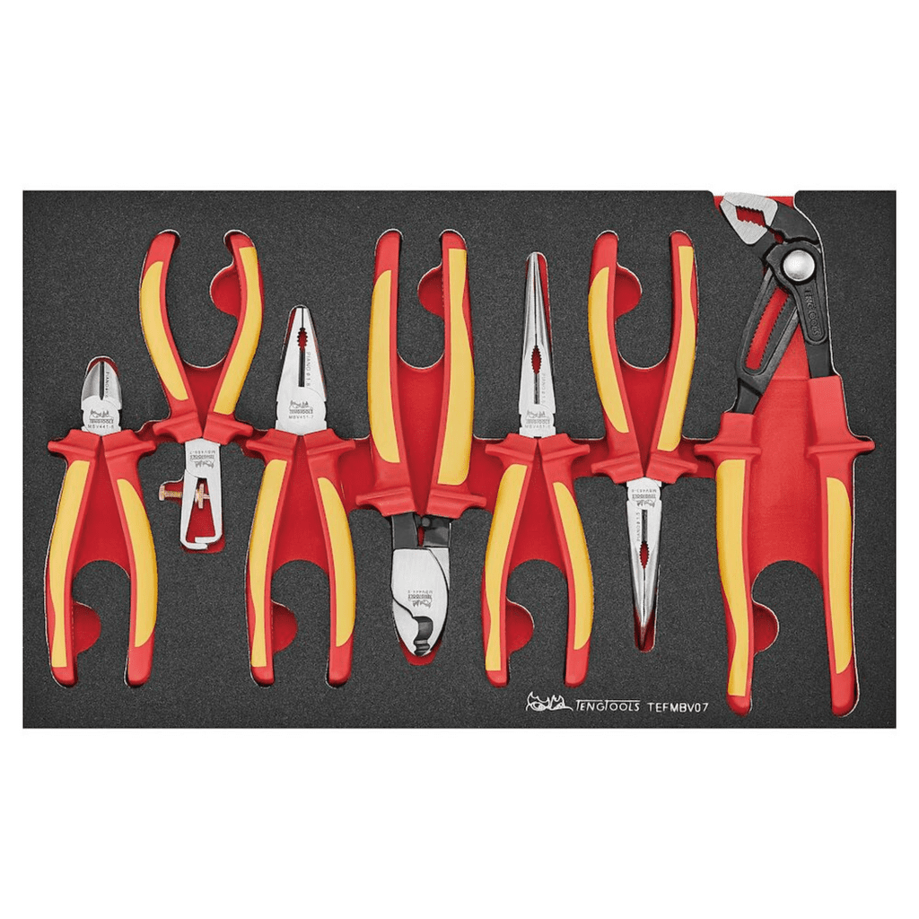 Teng Tools 7 Piece 1000 Volt Insulated Mixed Plier Review