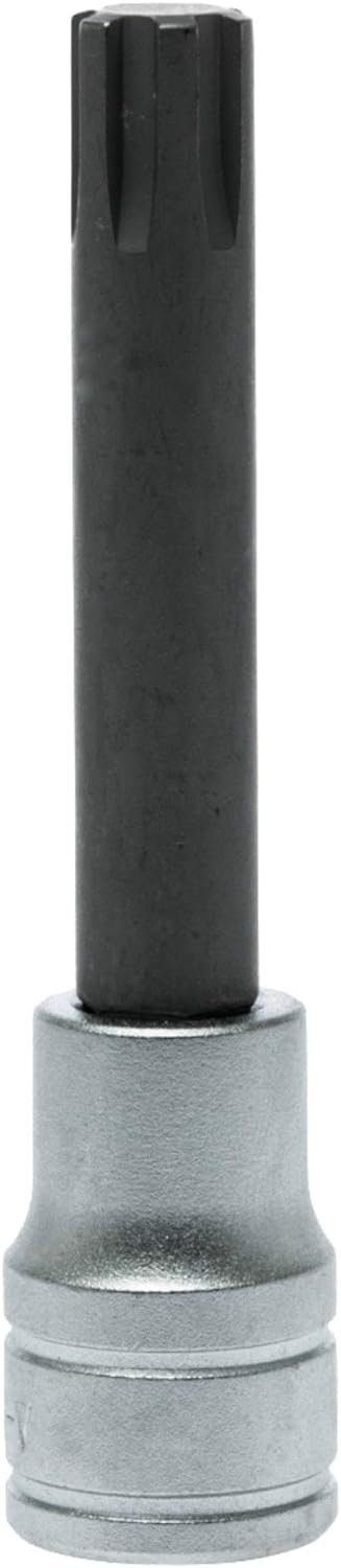 Teng Tools M10 1/2 Inch Drive Ribe Multi Spline Chrome Vanadium Socket | Mechanic Tool | Hand Tool - M122710-C