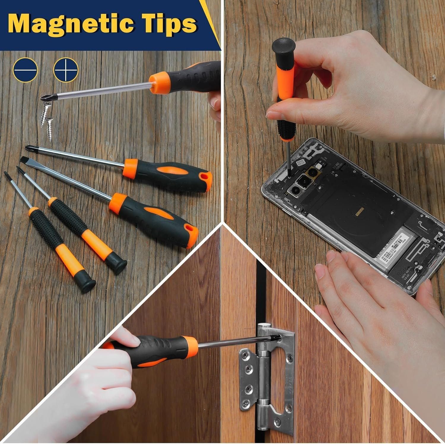 Tool Kit - 84 Pieces Professional Home Tool Set Ideal for Household Repair DIY Crafts (45 Types of Sets)